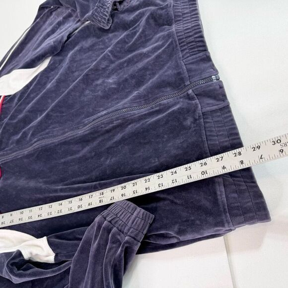 Vintage Y2K Phys Sci Velour Tracksuit Jacket Mens Medium & Blue Grunge Hip Hop - Picture 2 of 8